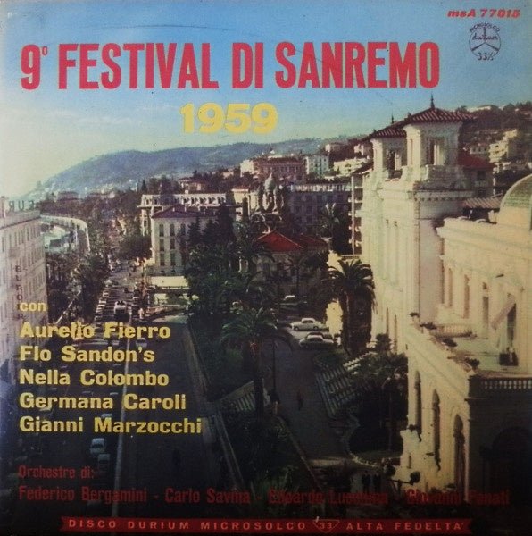 9° festival della canzone italiana sanremo 1959