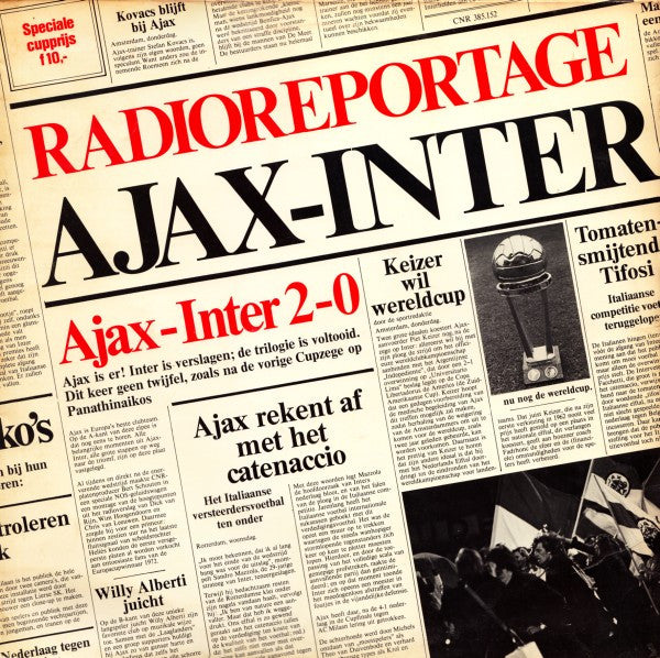 de radioreportage van de europa cupfinale ajax - inter milaan (lp)