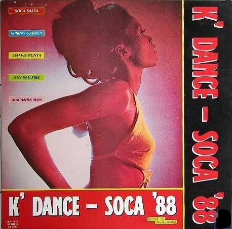 k' dance - soca '88 (lp)
