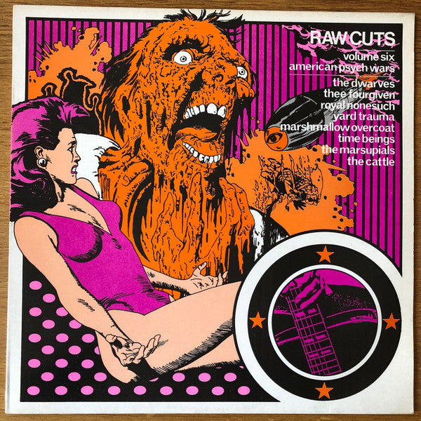 raw cuts volume six - american psych wars (lp)